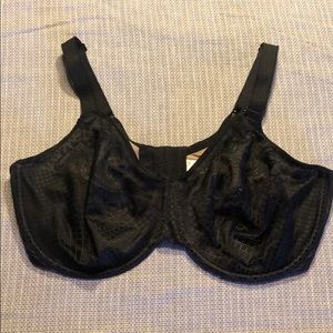 Wacoal Black Bra 38ddd